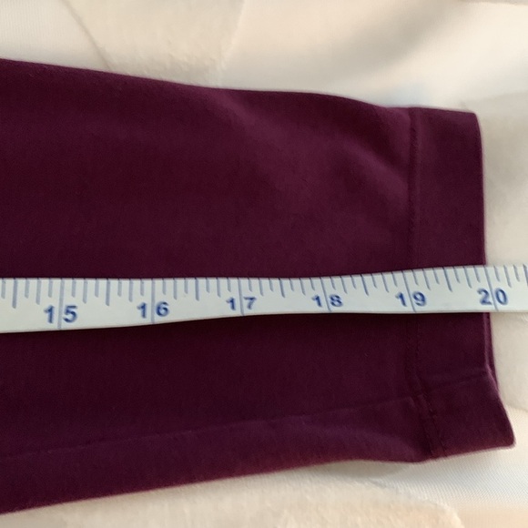 Men’s Untuckit Polo 100% Cotton Dark Purple/Burgundy Long Sleeve Shirt. Size. XL - Picture 7 of 8